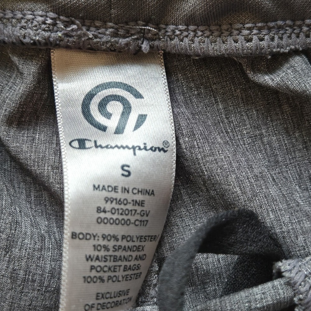 Champion Dark Gray Shorts Mens Size Small Pockets Drawstring Technical‎ Fabric - Picture 5 of 6